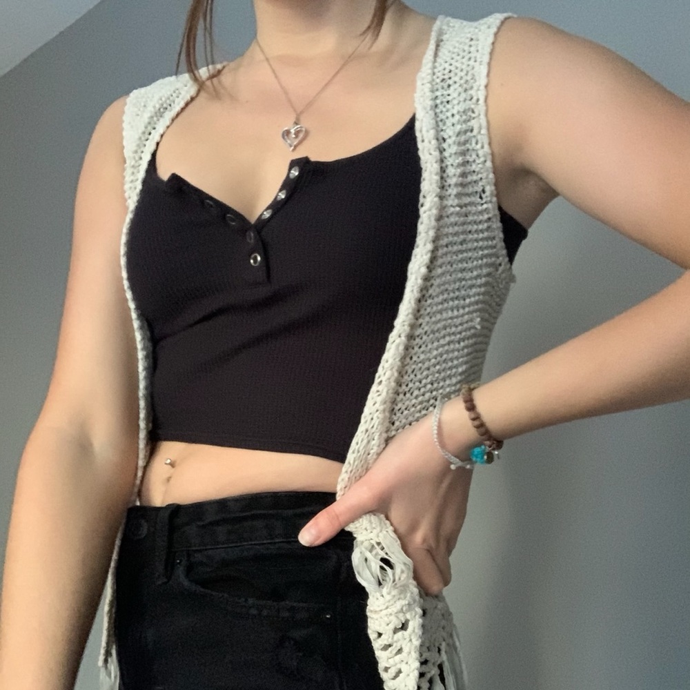 Indie cream vest